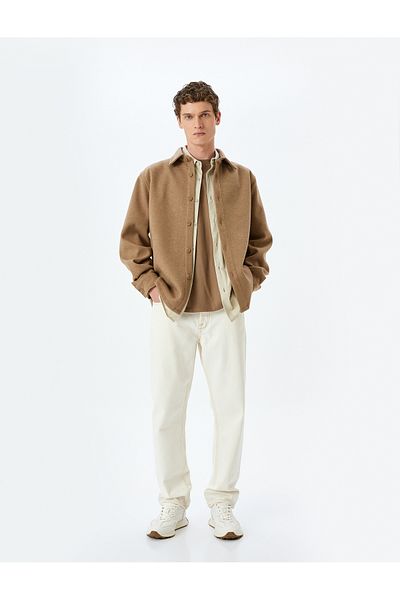 Koton Viscose Blend Long Sleeve Shirt