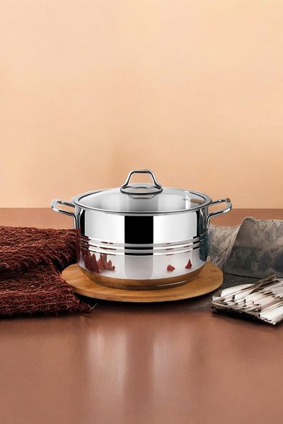 Rossel Premium Steel Pot 30 Cm