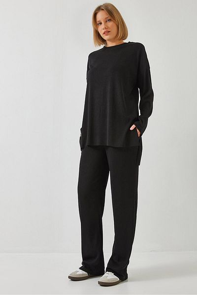 Bianco Lucci Women's Basic Pants Bottom-Top Suit 60511002
