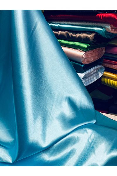 MEKİK MANİFATURA Turquoise Blue Crystal Satin