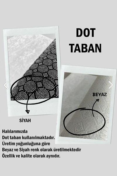 Evperest Black and White Bath Mat Set