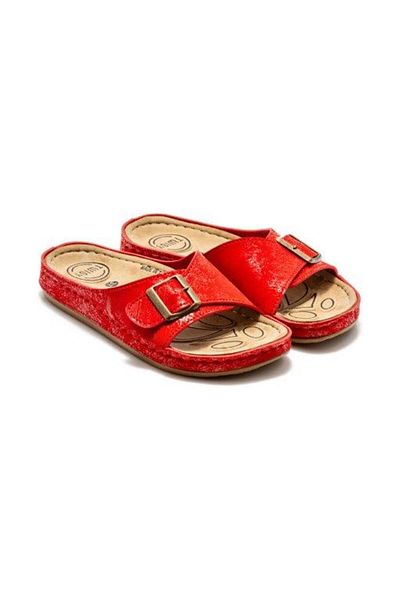 Twigy Red Dildar Women's Slippers - Size 36/40