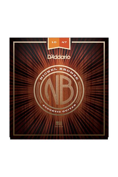 Daddario Nb1047 Σετ χορδών ακουστικής κιθάρας, Nickel Bronze, X-lite, 10-