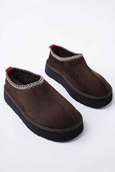 MUGGO Ling Thick Sole Furry Round Toe Women's Slippers