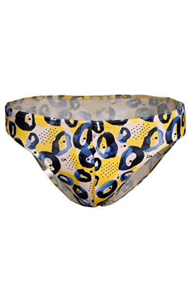 Doreanse Men's Blue Leopard Patterned Slip 1407