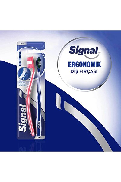 Signal Diş Fırçası Ergonomik 1 1 X2