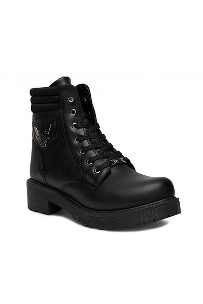 Wickers Zenne Boots 2262 - Cizme din piele neagră