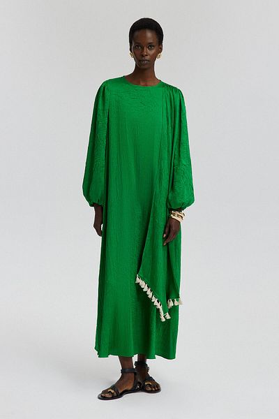Touché Privé Ethnisches Kleid - Quasten und Gürtel