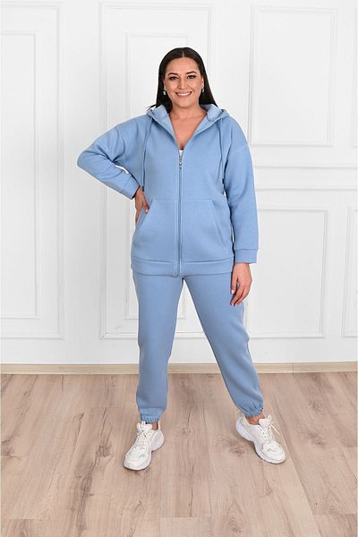 FEEL STYLE Дамски костюм с 3 повдигнати прежди за двойна ежедневна употреба с нормален размер FS