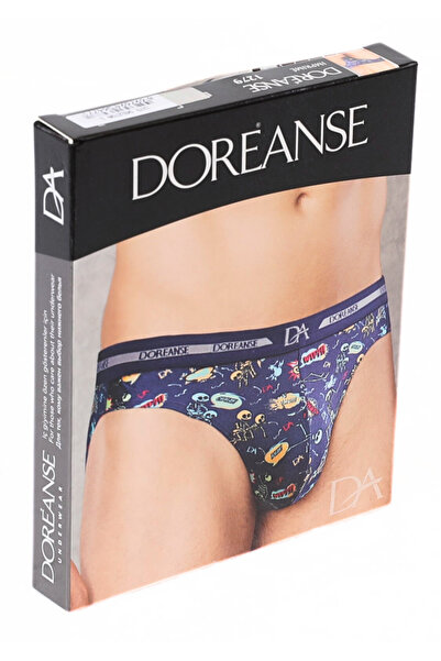 Doreanse Ανδρικό σλιπ Modal Slip - Πολύχρωμο και εμπριμέ 1279