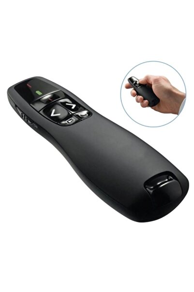newnet R400 2.4ghz Usb Kablosuz Lazer Pointer PowerPoint Slayt Atlama Uzaktan Sunum Kumandası