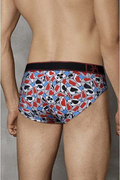 Doreanse Ανδρικά τραπουλόχαρτα Dice Patterned Slip 1027