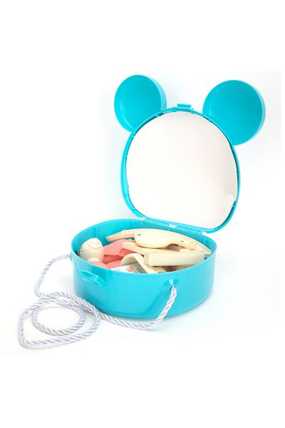 Fab N Funky Medical Tool Shoulder Bag for Kids - Pretend Role Play Toy, Blue, 20 Pcs Set, 3+ Years