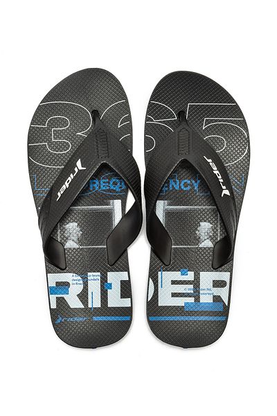 Rider Way Dedo Men's Flip Flops Black Blue 39/46
