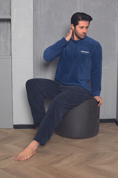 Sude HOMEWEAR ΑΝΔΡΙΚΗ ΣΕΤ ΠΙΤΖΑΜΑ FLEECE