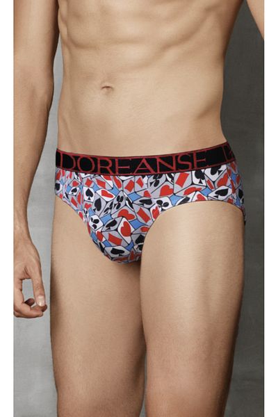 Doreanse Ανδρικά τραπουλόχαρτα Dice Patterned Slip 1027