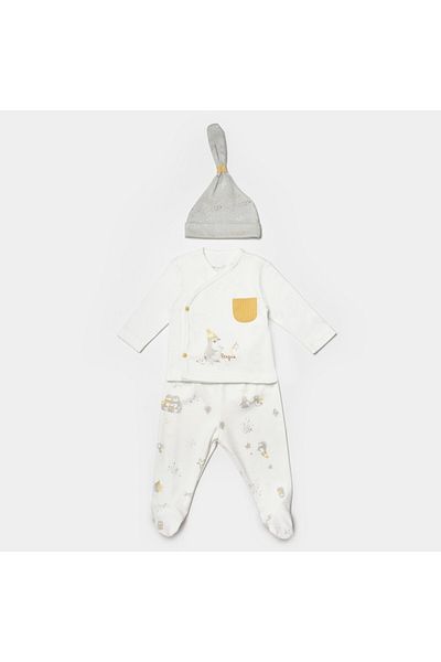 Biorganic Penguin Club 3-Piece Baby Set 73336