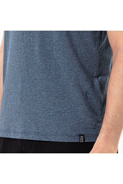ROUTEFIELD Ανδρικό T-Shirt - Navy Melange (NVYMLNG)