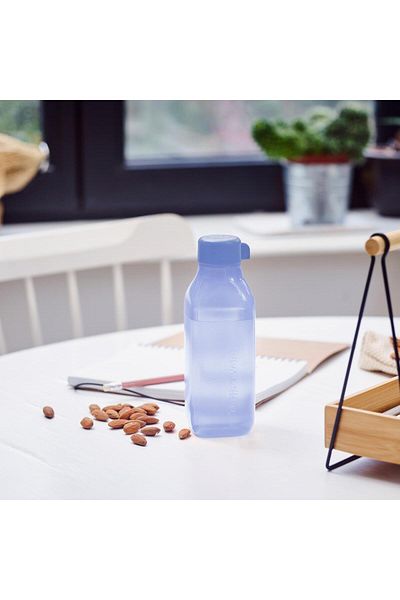 Tupperware Eco Bottle Square Water Bottle and Flask Blackberry 500 ml