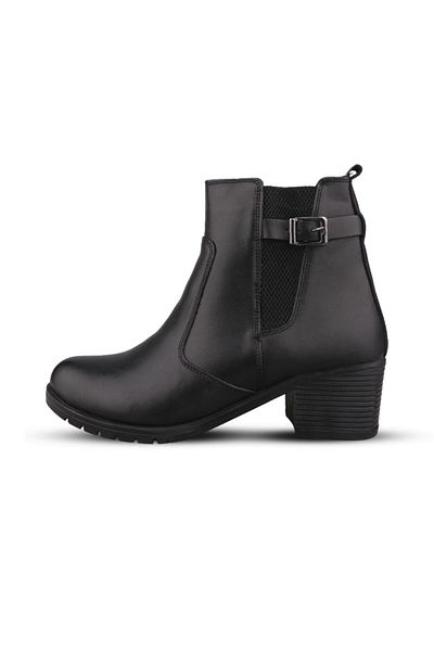 M.P. Γυναικείες slip-on μαύρες casual μπότες