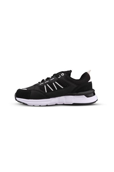 M.P. Men's Lace-Up Black-White Sports Shoes