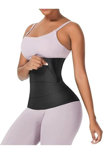 SAUNA SUIT مشد الخصر لتصحيح وضعية الجسم بطول 5 أمتار للجنسين