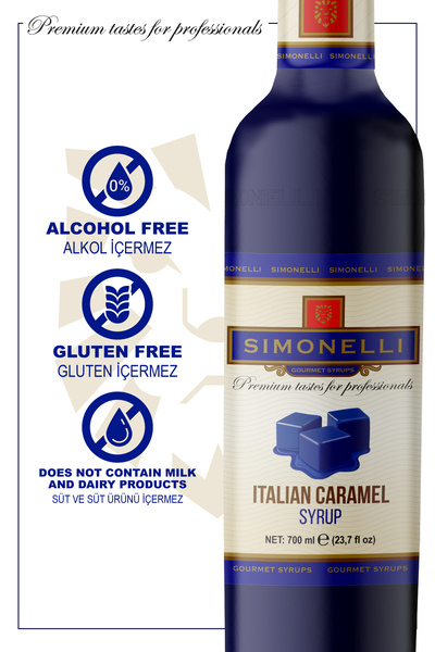 Simonelli Kahve Şurubu| Italyan Karameli | 70 Cl |