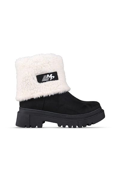 M.P. Cizme casual negre pentru damă