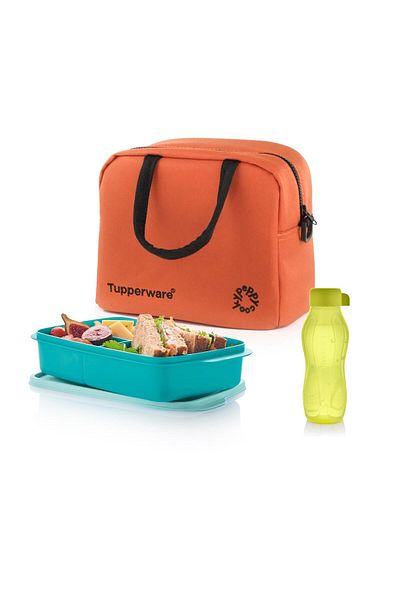 Tupperware X Peppycooky - 6-Piece Water Bottle and Food Transport and Nutrition Set