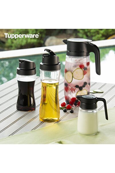 Tupperware Black RoYal Sauce and Oil Pot - 350ml