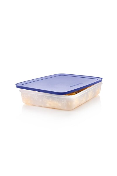 Tupperware Alaska 2.25 Lt Blue Freezer Storage Container - Short Body