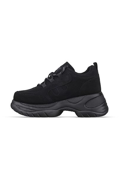 M.P. Black Lace-Up Black Casual Shoes