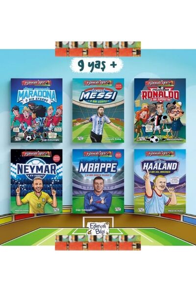 Eğlenceli Bilgi Yayınları 4.5.6.Sınıf-Mbappe, Haaland, Ronaldo,Messi,Maradona...