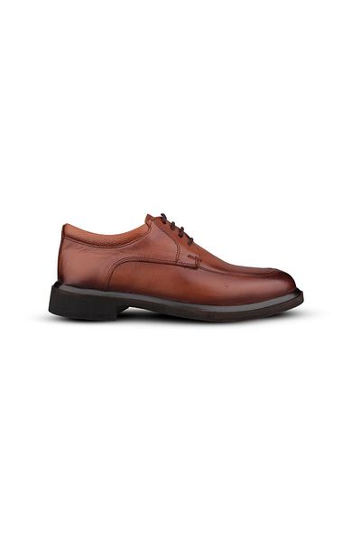 M.P. Men's Lace-Up Tan Classic Shoes