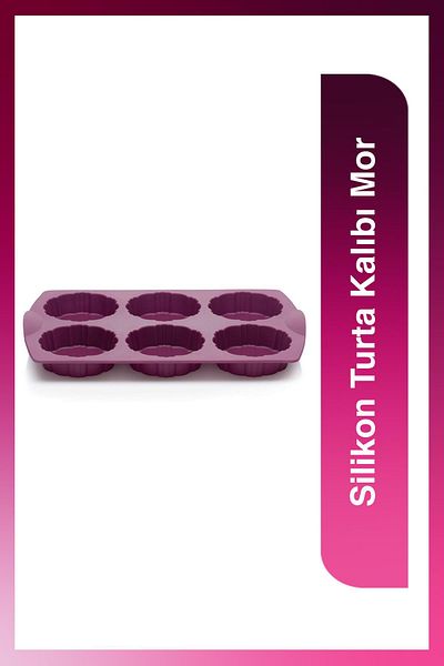 Tupperware Purple Silicone Pie Baking Mold