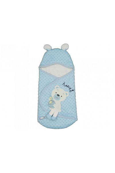 ugurbocegicocukdunyası Chickpea Colored Ladybug Kids - Snap Fastener, Honey Embroidered Blanket Swaddle 4505
