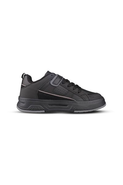 M.P. Women's Lace-Up / Velcro Black Sneakers