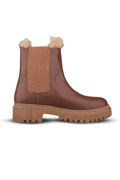 M.P. Cizme casual de damă, maro, cu slip-on