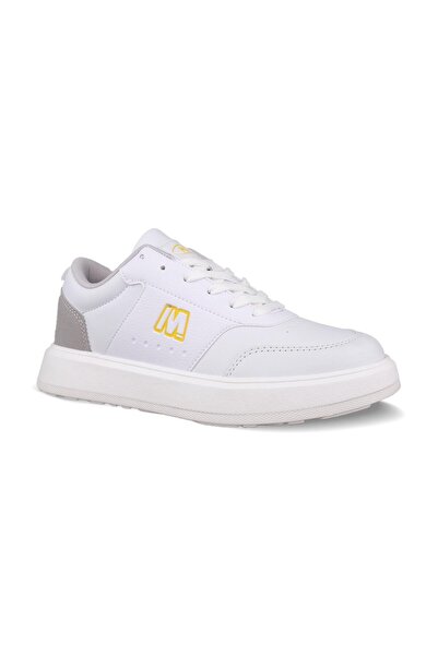 M.P. Women's Lace-Up White Sneakers