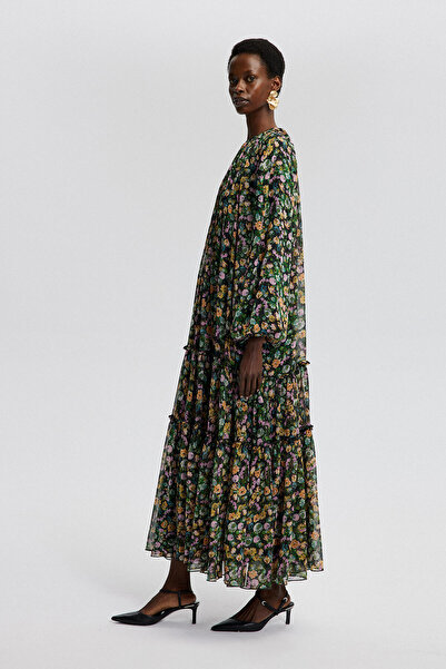 Touché Privé Šaty se vzorem šifonu