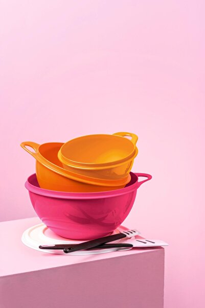 Tupperware 3L Marigold - Soft Lid Mixer Series Serving and Mixing Bowl