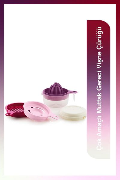 Tupperware أدوات المطبخ متعددة الأغراض لإعداد الطعام - سحق الكرز