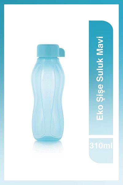 Tupperware Blue Eco Bottle Drinker and Flask - 310ml