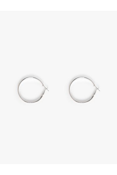 Koton Fine Steel Blend Hoop Earrings