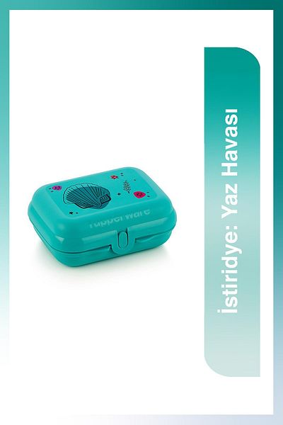 Tupperware Summer Air Oyster Food Storage Container
