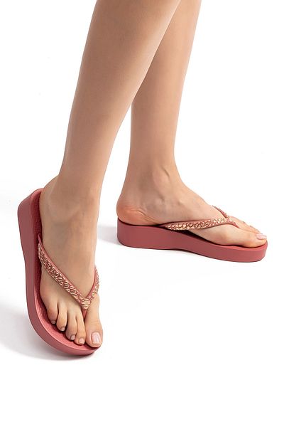 İpanema Γυναικείες σαγιονάρες Red Mesh Ix - 35/40