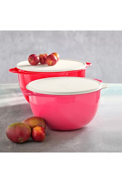 Tupperware 10 Lt Capacity Round Food Storage Container - Fire