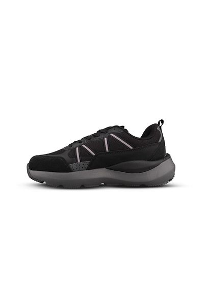 M.P. Men's Lace-Up Black-Grey Sneakers