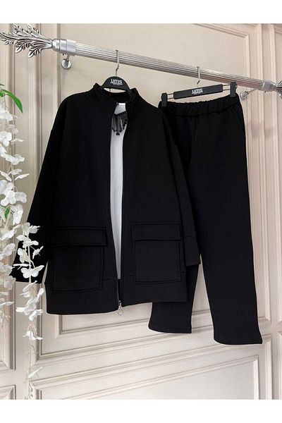 YEDİLALE 3 Thread Shardoned Double Women's Suit