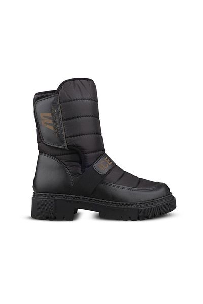 M.P. Cizme casual negre pentru damă